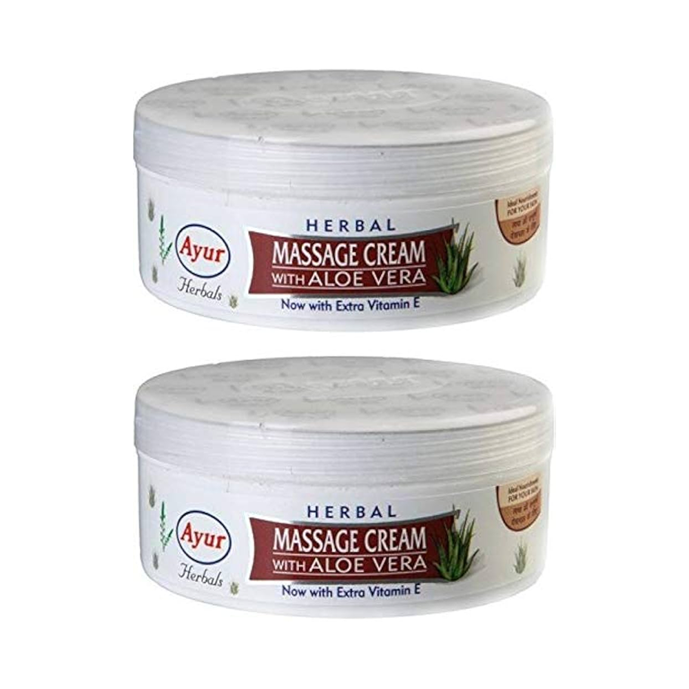 AYUR HERBAL MASSAGE CREAM WITH ALOE VERA 80ML